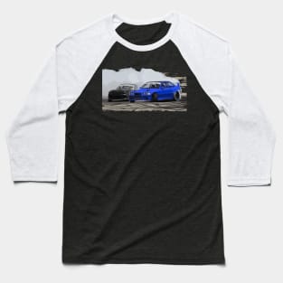 E36 CSL M3 LW LZ blue PAUL WALKER MOTORSPORT DTM drift car Baseball T-Shirt